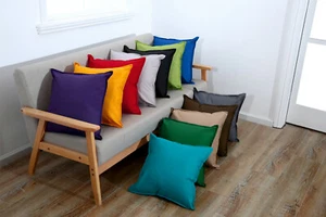Nuevas fundas lisas para muebles de jardín interiores exteriores impermeables 2 tamaños - Imagen 1 de 37