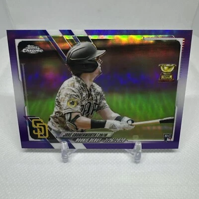 2021 Topps Chrome Update Rookie Debut Purple Refrac #USC25 Jake Cronenworth (RC) - Image 1 of 2