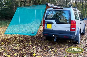 GRÜNES SEITENNETZ WINDSCHUTZ für 2,0 m Roll Out Markise Expedition VC16NC0501MWG - Bild 1 von 5