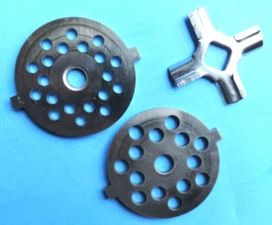 KitchenAid FOOD GRINDER 2 PLATES + KNIFE Attachment Parts FG-A - Picture 1 of 1