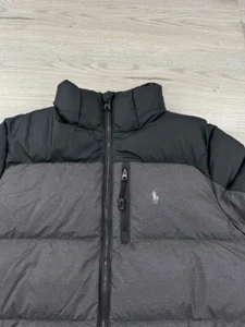 Polo Ralph Lauren Jacket Boys L 14/16 Colorblock Insulated Puffer Performance - Picture 1 of 10