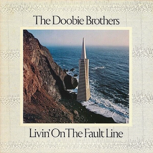 DOOBIE BROTHERS "LIVIN' ON THE FAULT LINE" PREMIUM QUALITY USED LP (NM/EX) - Image 1 of 1