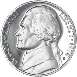 1978 S PP Jefferson Nickel - Bild 1 von 2