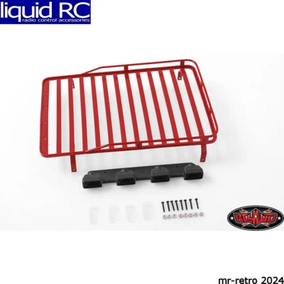 RC4WD VVV-C0280 Roof Rack w/Light Pods 1/18 Gelande D90 Red - Image 1 of 3