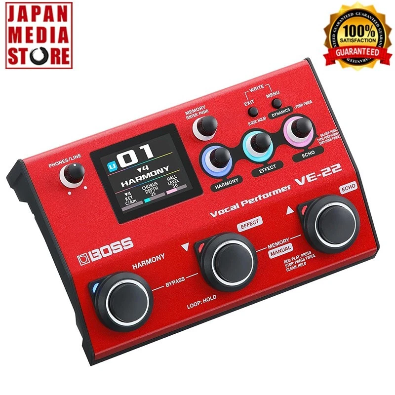 Boss VE-22 Vocal Performer Multi-Effects 50 Presets Brand New 100% Genuine - Image 1 of 4