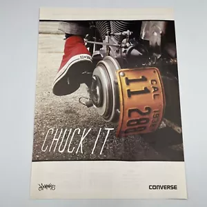 Converse Chuck Taylor All Stars 2011 Print Ad 8"x11" CHUCK IT Journeys scooter - Picture 1 of 2