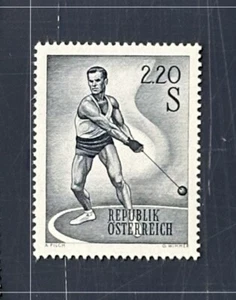 AUSTRIA 1967 648C (Mi1242) - Sports "Hammer Throw" MNH - Picture 1 of 1