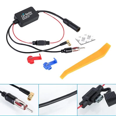 Auto Radio Antennen Splitter DAB + plus Verstärker SMB DIN Adapter Profi Version - Bild 1 von 4