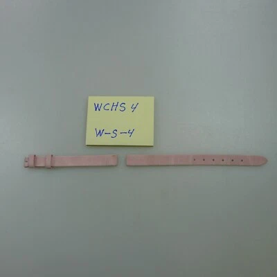 Correa de reloj Chopard, tela rosa y cuero Foto 1 de 3