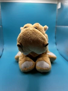 Ganz Webkinz Mud Hippo Plush Stuffed Animal Brown 10" Soft Toy No Code HM384 - Picture 1 of 12