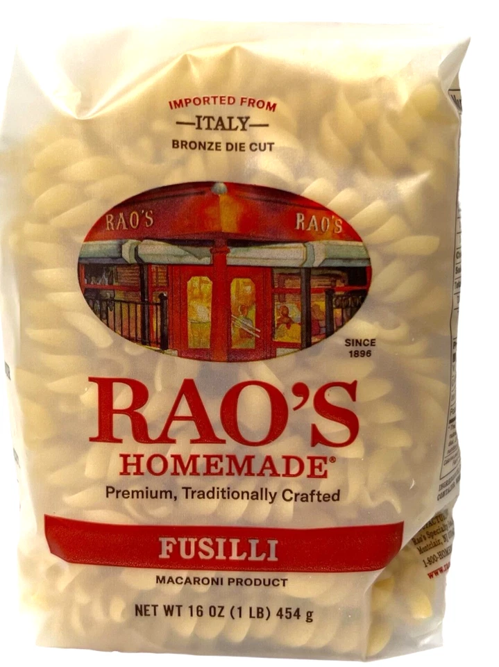 Домашний импортный макаронный продукт Rao's Fusilli 16 унций Raos - Изображение 1 из 1