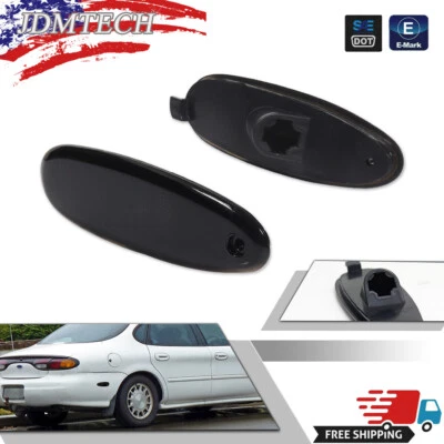 Carcasa de luz de señalización lateral de parachoques delantero de humo para Ford Taurus Mercury Sable 96-99 Foto 1 de 4