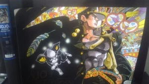 JoJo's Bizarre Adventure B2 Poster Part 3 Stardust Crusaders Jotaro Exhibition - Picture 1 of 2