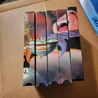 Dragon Ball Z Majin Buu Saga VHS Set Pre-Owned Lot of 5 Of 7 Tapes - Image 1 of 4
