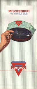 1962 Conoco Road Map: Mississippi NOS - Picture 1 of 1