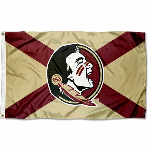Florida State Seminoles State of Florida Flag Large 3x5 Cover