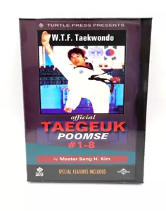 W.T.F. Taekwondo Official TAEGEUK Poomse DVD 1-8 Martial Arts Sang Kim Turtle - Imagen 1 de 8