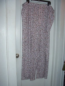 Women's Size 3X Multicolor Knit Hats Stretch Waist Pajama Lounge Pants - Picture 1 of 6