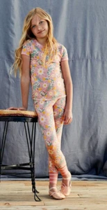 Matilda Jane Just Imagine Mai Girls Floral Print PJs 2 NWT - Picture 1 of 2