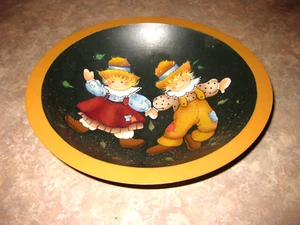 HAND PAINTED CUTEST SCARECROW HALLOWEEN BOWL - Picture 1 of 5