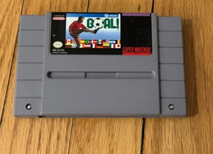 GOAL! - Super Nintendo (Authentic) SNES Game Cart Only Tested & Working - Picture 1 of 2