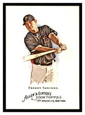 2008 Topps Allen & Ginter #149 FREDDY SANCHEZ Pittsburgh Pirates