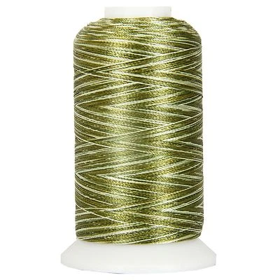 VARIEGATED POLYESTER EMBROIDERY THREAD 1000M SPOOLS 25 COLORS 40 WT - THREADART - Image 1 of 4