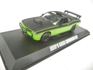 Green Light 1:43 Dodge Challenger SRT-8 2014 Black/Lime Fast & Furious 7 GL86230 - Picture 1 of 5