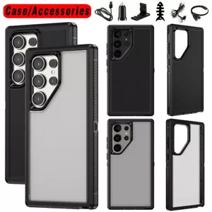 For Samsung Galaxy S24 Ultra Rugged Slim Rubber Phone Case Cover / Accessories - Picture 1 of 24