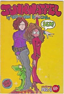 JUNKWAFFEL by VAUGHN BODE #4 VFINE Print Mint 1976 UNDERGROUND COMIC Sex Issue - Picture 1 of 2