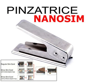PINZA PINZATRICE SIM card / MICRO SIM a NANO SIM PER APPLE IPHONE 5 - Imagen 1 de 1