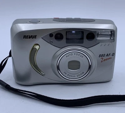 Cámara fotográfica compacta Revue 880 AF-D Zoom apuntar y disparar 35 mm probada y funciona Foto 1 de 4