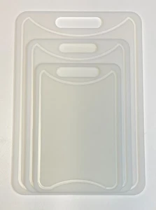Professional Poly Cutting Board - Natural  1/4" set of three - Food Grade - Picture 1 of 2