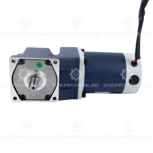 Brushed 24V 60W 8Nm 1133oz.in 30RPM w/ 100:1 Right Angle Gearbox DC Gear Motor - Picture 1 of 7