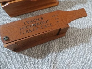 VINTAGE LYNCH & PRIMOS HUNTING CALLS BOX CUTTER SINGLE-SIDED TURKEY CALL - Picture 1 of 7