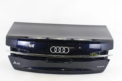 2019 - 2025 AUDI A6 QUATTRO REAR TRUNK DECK LID SHELL PANEL BLUE OEM # 16700 - Image 1 of 4
