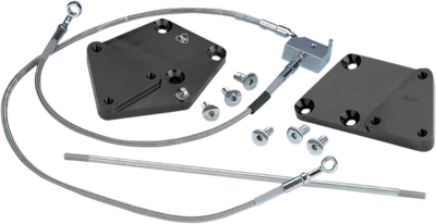 Kit de extensión Arlen Ness negro control delantero 3" 2007-2017 Harley FLSTN FXST Foto 1 de 2