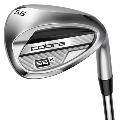 Left Hand Cobra King Cobra SnakeBite X 56* Sand Wedge Stf 56-14 KBS Max 80 Mint - Image 1 of 4