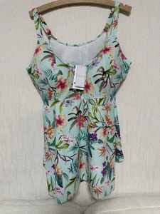 Elomi Lycra Xtra Life Floral Badeoberteil Gr. 24 Tourqoise B1 - Bild 1 von 8