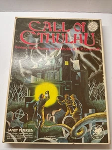Call of Cthulhu Rollenspiel RPG 3. Edition Boxed Set 1983 Würfel enthalten - Bild 1 von 8