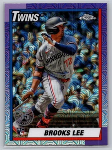 2025 Topps #T90C-49 Brooks Lee 35th Anniversary Chrome Mojo - Picture 1 of 2
