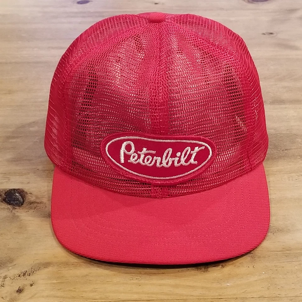 Sombrero de camionero Peterbilt vintage Snapback toda malla años 80 70 camión Tonkin hecho en EE. UU. Foto 1 de 4