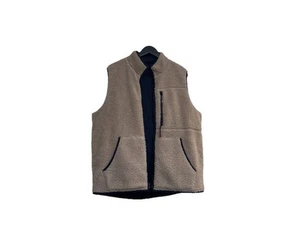 Chaleco utilitario reversible Alex Mill Sherpa natural azul marino mediano M para hombre - Imagen 1 de 16