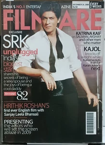 FILM MAGAZINE FILMFARE DEC 2008 SHAHRUKH, KATRINA, KAJOL, AR REHMAN, PURAB KOHLI - Picture 1 of 1