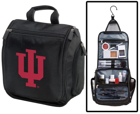 Indiana University Toiletry Bag- IU Shaving Kit Travel Bag Dopp Kit Men Women Cover