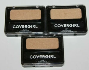 LOT (3) COVERGIRL EYESHADOW EYE ENHANCER 429 GLITZY GOLD SEALED - Picture 1 of 1