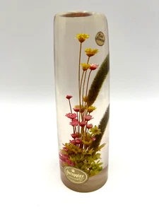Vintage Daisyglas Lucite Flower Accent Paperweight - 6 3/8" - Picture 1 of 8