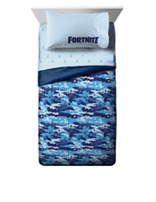 New Fortnite Llama Camo Twin Size Comforter Set Bed in a Bag Sheets Camouflage  