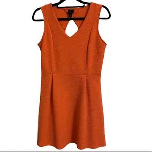 Worthington Woman’s Medium Coral Keyhole Back Fit & Flare Dress - Picture 1 of 7