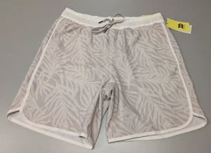 All in Motion Men's 7" Hybrid Shorts with Pockets - Beige Size Medium - Picture 1 of 4